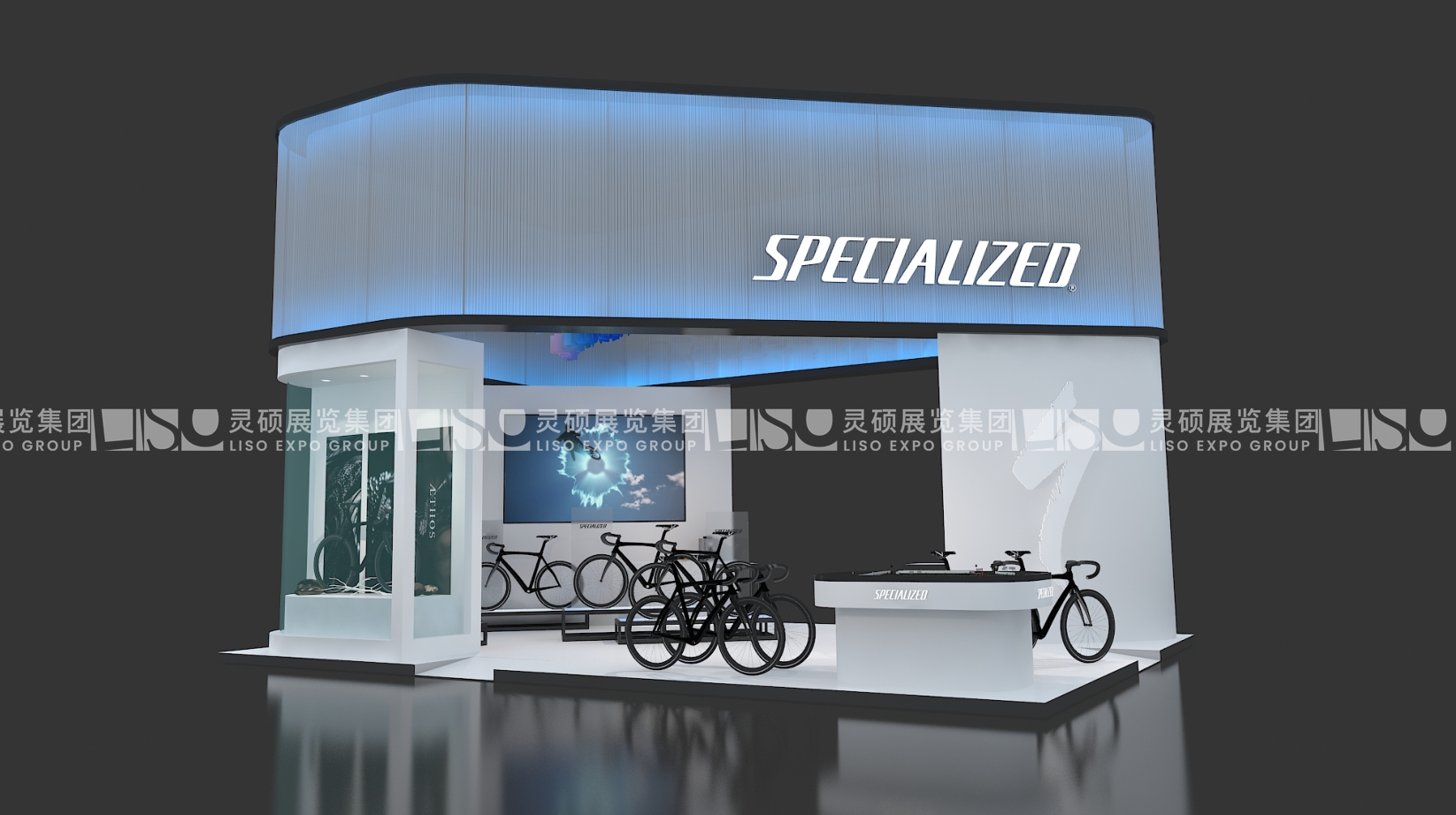 SPECIALIZED閃電-第四屆進博會展臺設計搭建案例